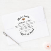 Adopt a Cookie Animal Rescue Bakery Ingredients ラウンドシール (封筒)