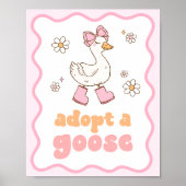 Adopt a Goose Sign ポスター (正面)