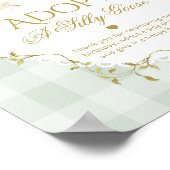 Adopt a Silly Goose Gender Neutral 1st Birthday ポスター (角)