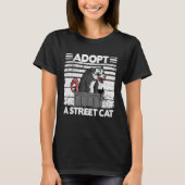 Adopt A Street Cat Opossum Meme Trash Possum  1 Tシャツ (正面)