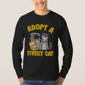 Adopt A Street Cat Raccoon 5 Tシャツ (正面)