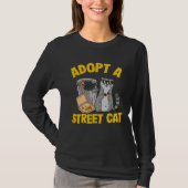 Adopt A Street Cat Raccoon 5 Tシャツ (正面)