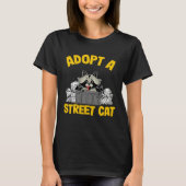 Adopt A Street Cat Trash Garbage Panda Raccoon  3 Tシャツ (正面)