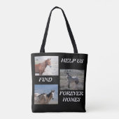 Adopt a Wild Horse トートバッグ (裏面)