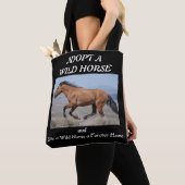 Adopt a Wild Horse トートバッグ (クローズアップ)