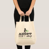 Adopt Do not Shop、生活のためのバッグ トートバッグ (正面(商品))