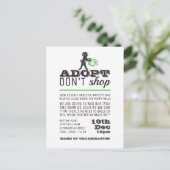 Adopt Do Shop、会議ポイント招待状 ポストカード (スタンド正面)