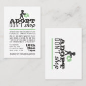 Adopt Do Shop、会議ポイント招待状 名刺 (正面/裏面)