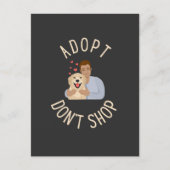 Adopt Do Shop – 犬養子縁組 ポストカード (正面)