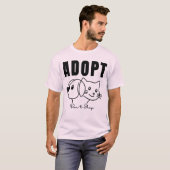 Adopt Do Shop - Animal Rescue & Pet Adoption Aw Tシャツ (正面フル)