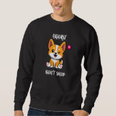 Adopt Do Shop Corgi愛犬家採用&アニメーション スウェットシャツ (正面)