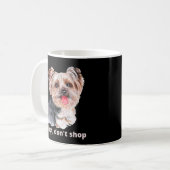 ADOPT, DON SHOP (Yorkshire Terrier)かわいい犬 コーヒーマグカップ (正面左)