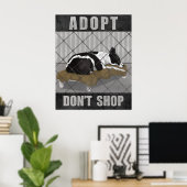 Adopt Don’t Shop ポスター (ホームオフィス)