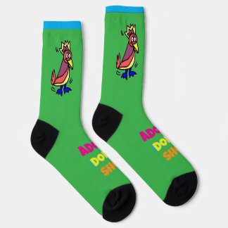 Adopt Don’t Shop - Parrots Crew Socks ソックス