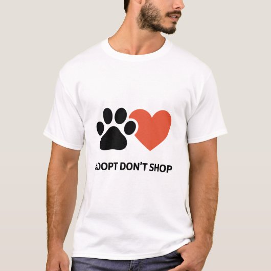 Adopt Don’t Shop Tシャツ (正面)