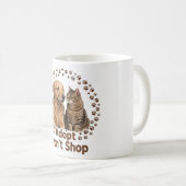 Adopt Don't Shop マグカップ (正面右)