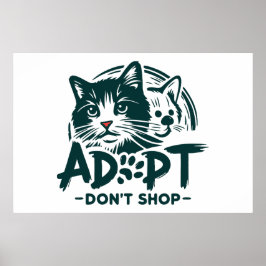 Adopt don't shop 1 ポスター