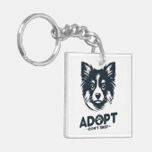 Adopt don't shop 3 キーホルダー (正面左)