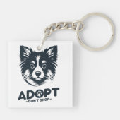 Adopt don't shop 3 キーホルダー (裏面)