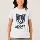 Adopt don't shop 3 トライブレンドＴシャツ (正面)