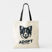 Adopt don't shop 3 トートバッグ (裏面)