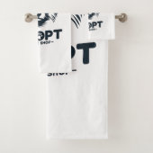 Adopt don't shop 3 バスタオルセット (インサイチュ)