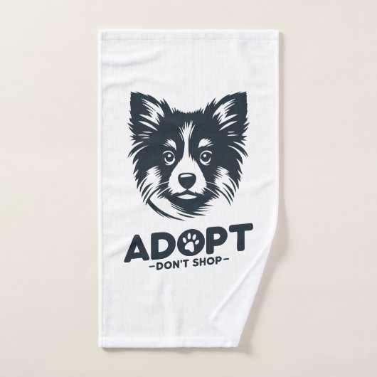 Adopt don't shop 3 バスタオルセット (ハンドタオル)