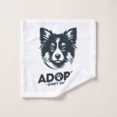 Adopt don't shop 3 バスタオルセット (ウォッシュタオル)
