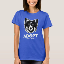 Adopt don't shop 3 tシャツ