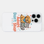 Adopt Don't Shop iPhone 16 Pro Max カーース iPhoneケース (裏面横)