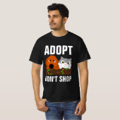 ADOPT DON'T SHOP T-Shirts Tシャツ (正面フル)
