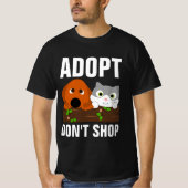 ADOPT DON'T SHOP T-Shirts Tシャツ (正面)