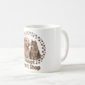 Adopt Don't Shop V2 マグカップ (正面右)