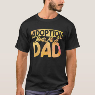 Adopt Gotcha私はパパ水彩採用の日にした Tシャツ