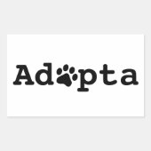 Adopta 長方形シール (正面)