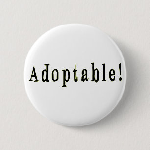 Adoptableボタン 缶バッジ