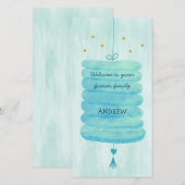 Adoption Card Blue - A Forever Family Lampion (正面/裏面)