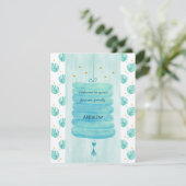 Adoption Card Blue - A Forever Family Lampion 招待状 (スタンド正面)