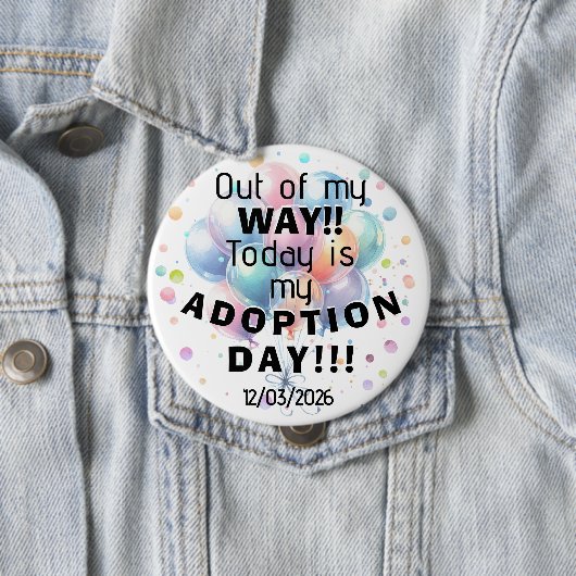 Adoption Day Button 缶バッジ (インサイチュ)