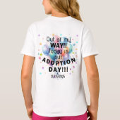 Adoption Day  Tシャツ (裏面)