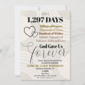 Adoption Joy Celebration Invite 招待状 (正面)