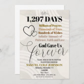 Adoption Joy Celebration Invite 招待状 (正面/裏面)