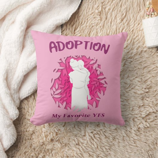 Adoption My Favourite Yes yes Adoptive Mom クッション (ブランケット)