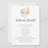 Adoption Shower Invitation – Dreamy Star Welcome 招待状 (正面)