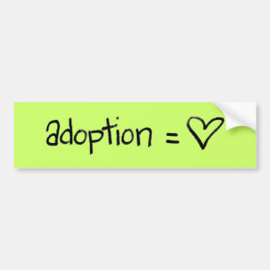 adoptionequalslove バンパーステッカー