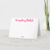 Adora雄牛のバレンタインデーカード シーズンカード (裏面)