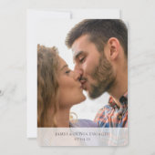 Adorable結婚の写真の追加日付の保存 セーブザデート (裏面)