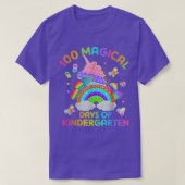 Adorable 100 Days Of Magical Kinder Learning Schoo Tシャツ (デザイン正面)
