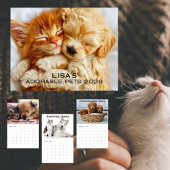 Adorable 2026 Pet Calendar With Name カレンダー