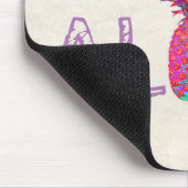 Adorable Aloha Hawaiian Pineapple マウスパッド (コーナー)